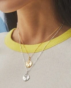 Sun & Moon Charm 18k Gold Vermeil -Kendra Scott Jewelry Store 0001 kendra scott sun and moon charm necklace 1