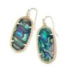 Elle Gold Drop Earrings In Abalone Shell -Kendra Scott Jewelry Store 842177024041 00 default lg