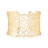Candice Gold Cuff Bracelet In Gold Filigree Mix