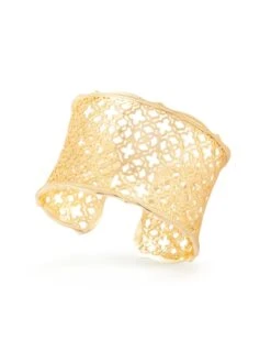 Candice Gold Cuff Bracelet In Gold Filigree Mix -Kendra Scott Jewelry Store 842177132937 01 default lg