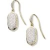 Lee Earrings In Pave Diamond And 14k Yellow Gold -Kendra Scott Jewelry Store 842177137543 2 default lg