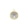 Radial Disc Gold Charm In Gray Illusion 1 Radial Disc Gold Charm In Gray Illusion -Kendra Scott Jewelry Store C2223 4217704489 front lg