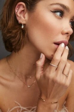 Orion Mini 14k Yellow Gold Single Stud Earring In White Diamond 8 Orion Mini 14k Yellow Gold Single Stud Earring In White Diamond -Kendra Scott Jewelry Store KS21 FINE 1388