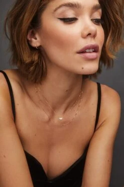 Jett 14k Yellow Gold Huggie Earrings In White Diamond -Kendra Scott Jewelry Store KS21 FINE 1960