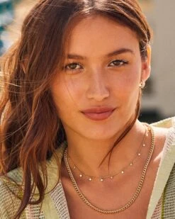 Ace Chain Necklace In Gold -Kendra Scott Jewelry Store Kendra Scott Ace Chain Necklace Gold 00 1