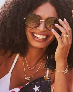 Ada Star Necklace In Gold -Kendra Scott Jewelry Store Kendra Scott Ada Star Necklace Gold 00