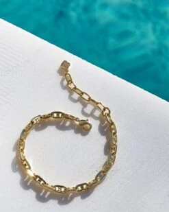 Bailey Chain Bracelet In Gold -Kendra Scott Jewelry Store Kendra Scott Bailey Chain Bracelet Gold 00
