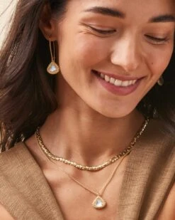 Brielle Chain Necklace In Gold -Kendra Scott Jewelry Store Kendra Scott Brielle Chain Necklace Gold 00