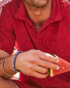 Cade Oxidized Sterling Silver Beaded Bracelet In Sodalite -Kendra Scott Jewelry Store Kendra Scott Cade Beaded Bracelet Blue Solidate 03