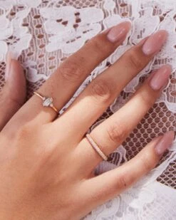 Marisa 14k Yellow Gold Band Ring In White Diamond 8 Marisa 14k Yellow Gold Band Ring In White Diamond -Kendra Scott Jewelry Store Kendra Scott Marisa Band Ring 14k Yellow Gold 00