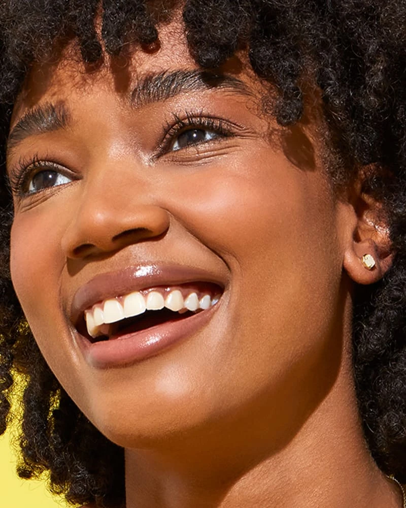 Nola Gold Stud Earrings In Iridescent Drusy 6 Nola Gold Stud Earrings In Iridescent Drusy - Image 4