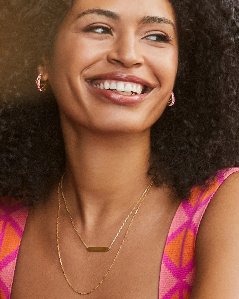 18 Inch Single Satellite Chain Necklace In Mixed Metal 5 18 Inch Single Satellite Chain Necklace In Mixed Metal - Image 3