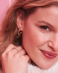 Wren Hoop Earrings In Mixed Metal -Kendra Scott Jewelry Store Kendra Scott Wren Hoop Earring Mixed Metal 00