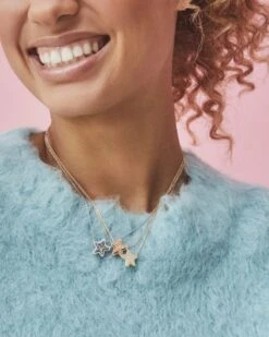 Jae Star Silver Pendant Necklace In Platinum Drusy -Kendra Scott Jewelry Store kendra scott 0010 jae star pendant necklace