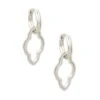 Abbie Convertible Huggie Earrings In Silver