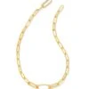 Adeline Chain Necklace In Gold -Kendra Scott Jewelry Store kendra scott adeline chain necklace gold 00
