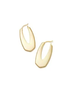 Adeline Hoop Earrings In Gold