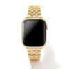 Alex 5 Link Watch Band In Gold Tone Stainless Steel -Kendra Scott Jewelry Store kendra scott alex 5 link watch band gold 00