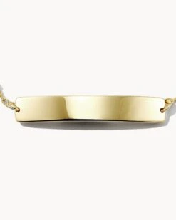 Allison Delicate Bracelet In 18k Yellow Gold Vermeil -Kendra Scott Jewelry Store kendra scott allison delicate bracelet 18k gold vermeil EngraveCrop Front