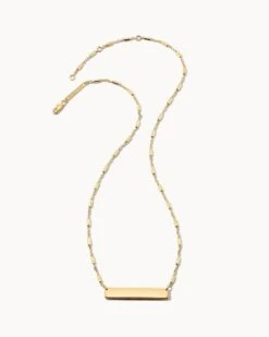 Allison Pendant Necklace In 18k Yellow Gold Vermeil -Kendra Scott Jewelry Store kendra scott allison pendant necklace 18k gold vermeil 00 lg