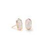 Amelee Earrings In Pave Diamond And 14k Rose Gold -Kendra Scott Jewelry Store kendra scott amelee stud rose gold white diamond 00