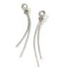Annie Linear Earrings In Silver -Kendra Scott Jewelry Store kendra scott annie linear earring rhodium