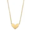 Ari Heart Pendant Necklace In 18k Gold Vermeil