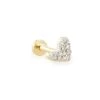 Heart Mini 14k Yellow Gold Single Stud Earring In White Diamond 1 Heart Mini 14k Yellow Gold Single Stud Earring In White Diamond -Kendra Scott Jewelry Store kendra scott ari heart piercing stud gold diamond 00 lg