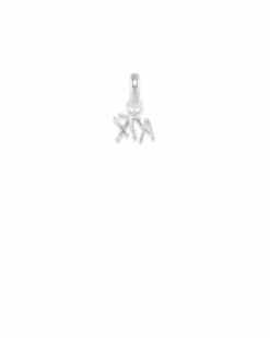 ATX Charm In Silver -Kendra Scott Jewelry Store kendra scott atx charm rhodium 01 lg