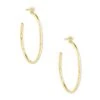 Audrey 14k Yellow Gold Hoop Earrings In White Diamond 2 Audrey 14k Yellow Gold Hoop Earrings In White Diamond -Kendra Scott Jewelry Store kendra scott audrey hoop earring 14k yellow gold white diamond 00 lg
