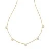 Audrey 14k Yellow Gold Strand Necklace In White Diamond -Kendra Scott Jewelry Store kendra scott audrey strand necklace 14k yellow gold wt diamond 00