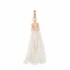 Beaded Rose Gold Tassel Charm In Ivory Pearl 1 Beaded Rose Gold Tassel Charm In Ivory Pearl -Kendra Scott Jewelry Store kendra scott beaded tassel white charm rose gold 00 lg