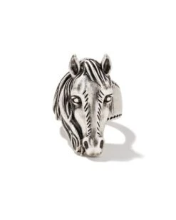 Beau Cocktail Ring In Vintage Silver