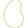 Carmen Gold Tennis Necklace In White Crystal -Kendra Scott Jewelry Store kendra scott blake tennis necklace gold white cz 00