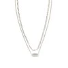Brooke Multi Strand Necklace In Silver -Kendra Scott Jewelry Store kendra scott brooke multi strand necklace rhodium 00