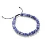 Cade Oxidized Sterling Silver Beaded Bracelet In Sodalite -Kendra Scott Jewelry Store kendra scott cade beaded bracelet oxidized sterling silver sodalite 00