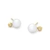 Cathleen 14k Yellow Gold Stud Earrings -Kendra Scott Jewelry Store kendra scott cathleen large stud earring 14k gold pearl 00 lg
