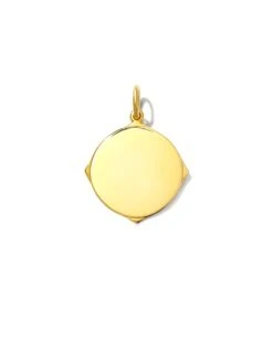 Celebration 18k Yellow Gold Vermeil Charm In White Sapphire -Kendra Scott Jewelry Store kendra scott celebration charm 18k yellow gold vermeil white sapphire enamel 01