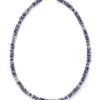 Conrad Oxidized Sterling Silver Long Strand Necklace In Sodalite -Kendra Scott Jewelry Store kendra scott conrad long strand necklace oxidized sterling silver blue sodalite 00