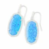 Dani Silver Drop Earrings In Ocean Kyocera Opal 2 Dani Silver Drop Earrings In Ocean Kyocera Opal -Kendra Scott Jewelry Store kendra scott dani earring rhodium azure opal 00 lg