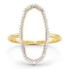 Dani 14k Yellow Gold Open Ring In White Diamond -Kendra Scott Jewelry Store kendra scott dani open ring 14k yellow gold white diamond lg