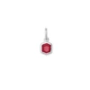 Davie Sterling Silver Charm In Ruby -Kendra Scott Jewelry Store kendra scott davie charm sterling silver red garnet 00 lg