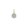 Davis 18k Gold Vermeil Charm In White Diamond 2 Davis 18k Gold Vermeil Charm In White Diamond -Kendra Scott Jewelry Store kendra scott davis 10mm charm gold white diamond 00 lg
