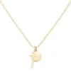 Davis Cross Charm Necklace In 18k Yellow Gold Vermeil -Kendra Scott Jewelry Store kendra scott davis cross charm necklace gold vermeil 00 lg