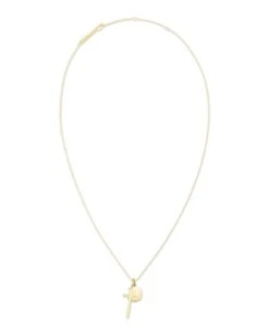 Davis Cross Charm Necklace In 18k Yellow Gold Vermeil -Kendra Scott Jewelry Store kendra scott davis cross charm necklace gold vermeil 01 lg