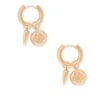 Dira Convertible Coin Huggies In Rose Gold 2 Dira Convertible Coin Huggies In Rose Gold -Kendra Scott Jewelry Store kendra scott dira coin huggie earrings rose gold 01 lg