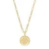 Dira Coin Pendant In Gold -Kendra Scott Jewelry Store kendra scott dira coin pendant necklace gold 00 lg