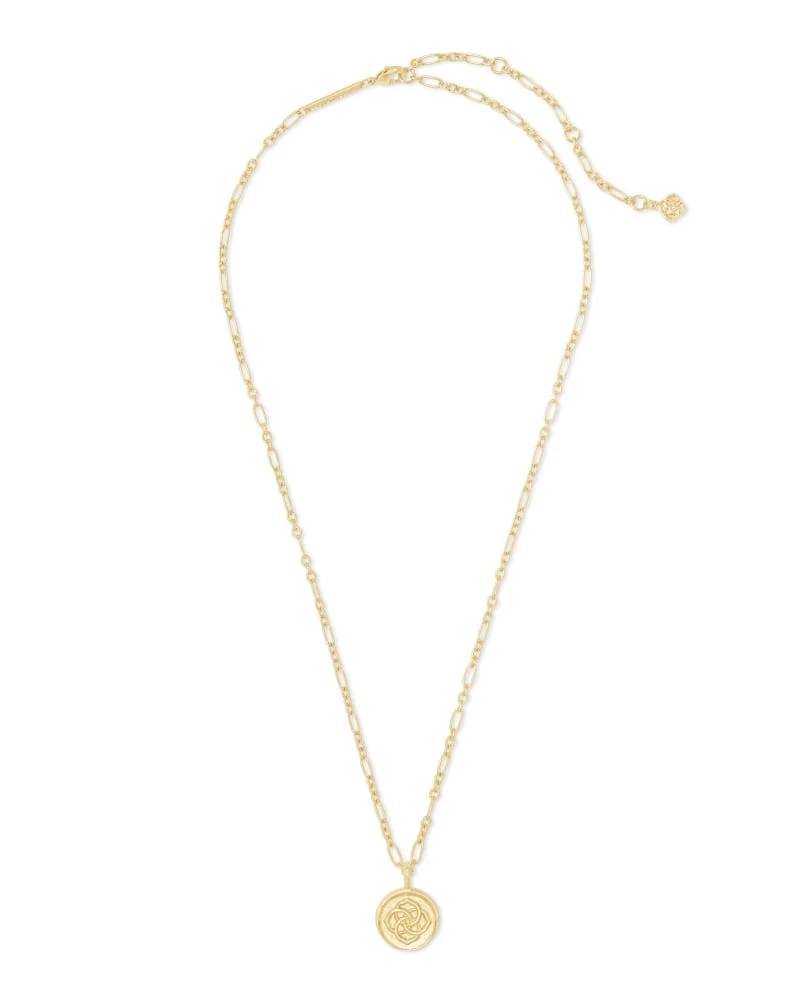 Dira Coin Pendant In Gold 6 Dira Coin Pendant In Gold - Image 4