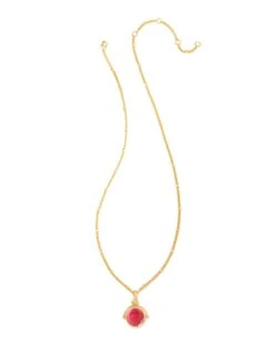 Dira Gold Reversible Pendant Necklace In Iridescent Orchid Illusion 9 Dira Gold Reversible Pendant Necklace In Iridescent Orchid Illusion -Kendra Scott Jewelry Store kendra scott dira reversible pendant necklace gold iridescent orchid illusion 01