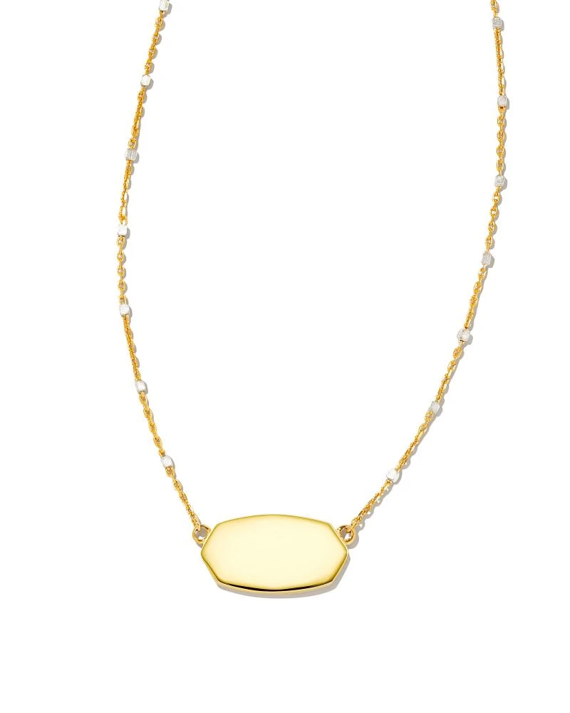 Elisa Metal Satellite Necklace In Mixed Metal 3 Elisa Metal Satellite Necklace In Mixed Metal